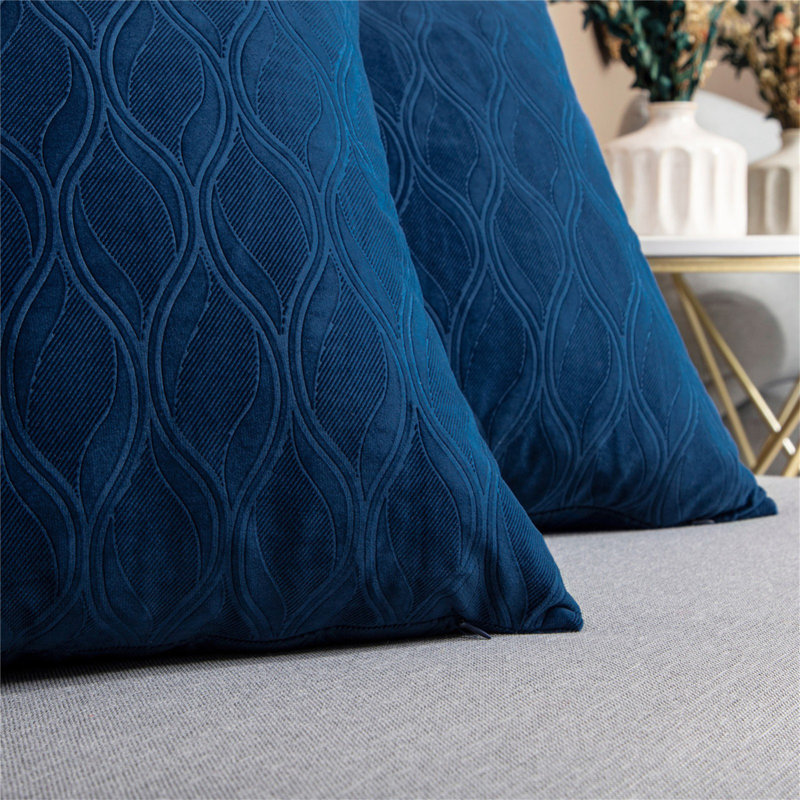 Topfinel Striped Velvet Pillow Cover & Reviews Wayfair